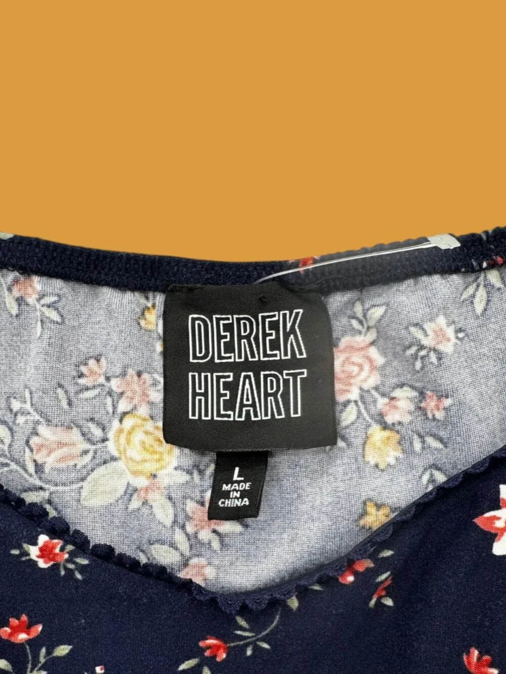 Derek Hart Blue Floral Sundress w/ Support - Picture 6 of 6